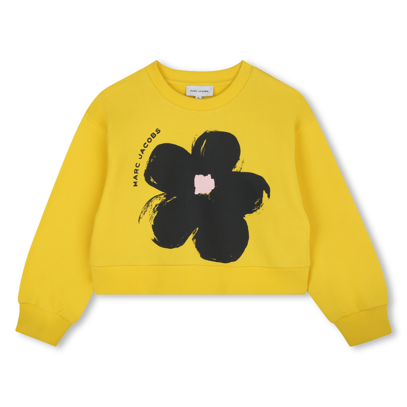 Sweatshirt van fleecekatoen MARC JACOBS 
                        GIRL
