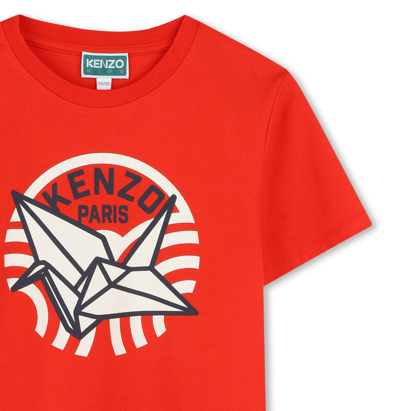 Katoenen T-shirt, korte mouwen KENZO KIDS 
                        UNISEX