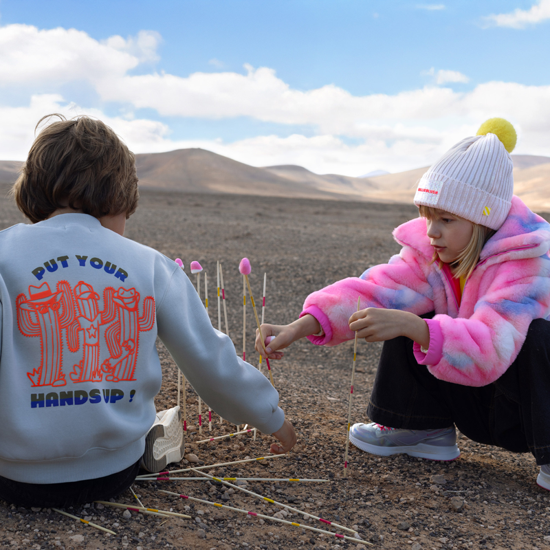 Zachte fleece jas BILLIEBLUSH 
                        GIRL