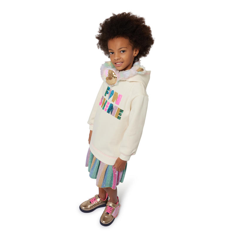 Hippe jurk van twee materialen BILLIEBLUSH 
                        GIRL