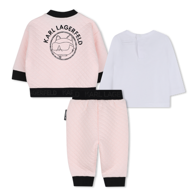 Joggingoutfit KARL LAGERFELD KIDS GIRL