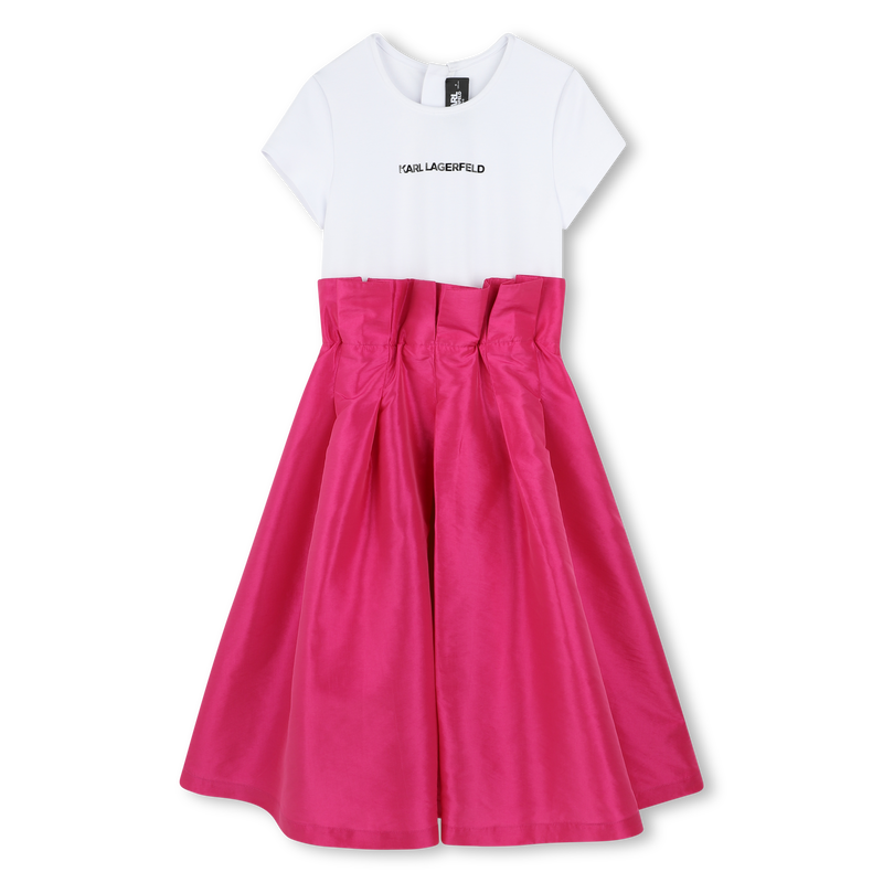 Feestelijke jurk van tafzijde KARL LAGERFELD KIDS 
                        GIRL