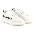 Leren sneakers met veters KARL LAGERFELD KIDS 
                    UNISEX