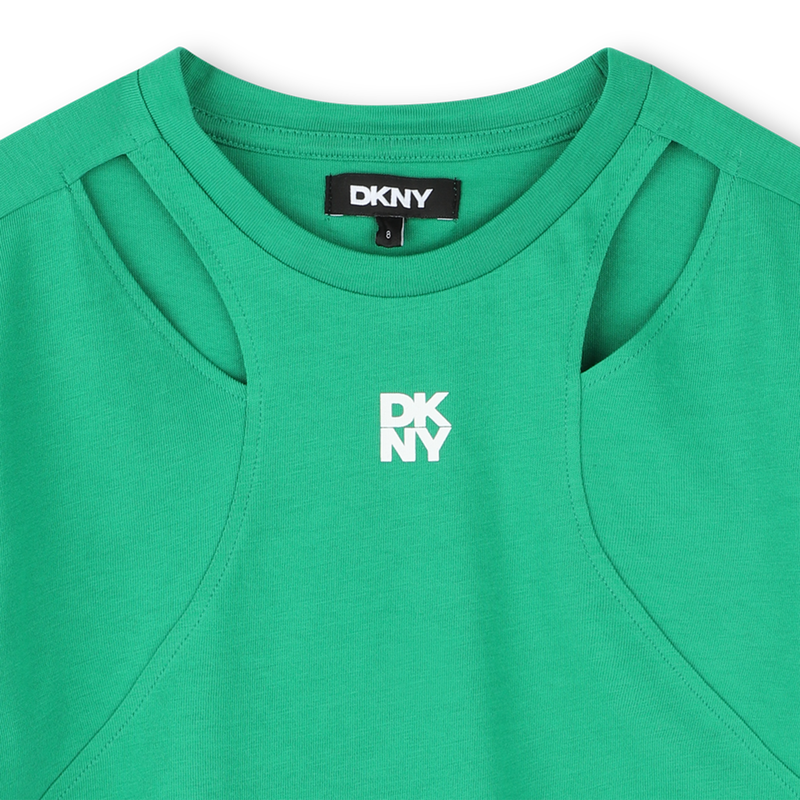 Opengewerkt T-shirt korte mouw DKNY 
                        GIRL