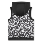 Mouwloze anorak met capuchon DKNY 
                    UNISEX