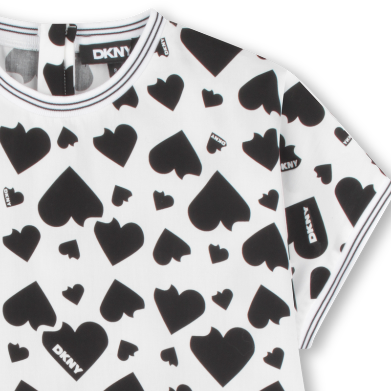 Katoenen blouse korte mouwen DKNY 
                        GIRL