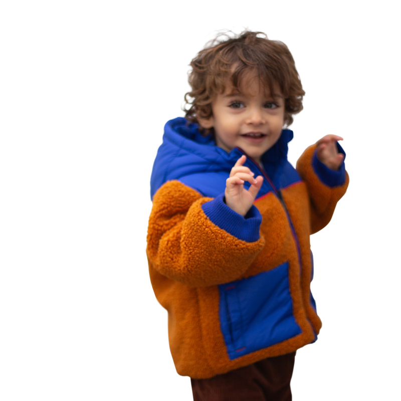 Jas in twee kleuren CARREMENT BEAU 
                        BOY