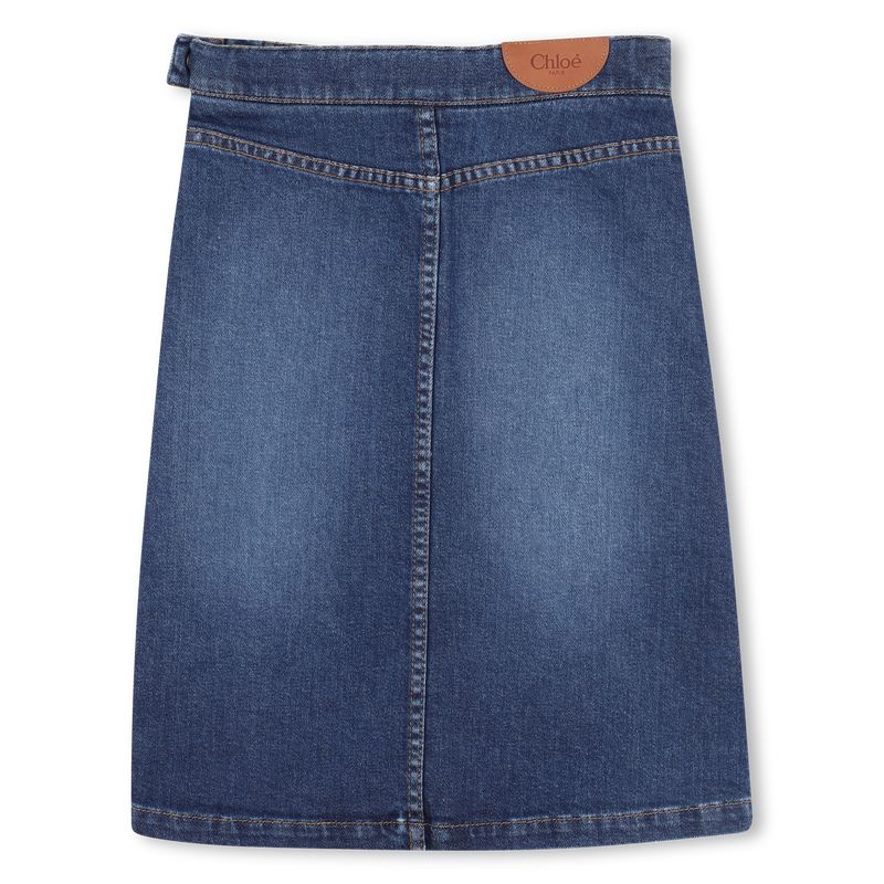Midi rok van denim CHLOE 
                        GIRL
