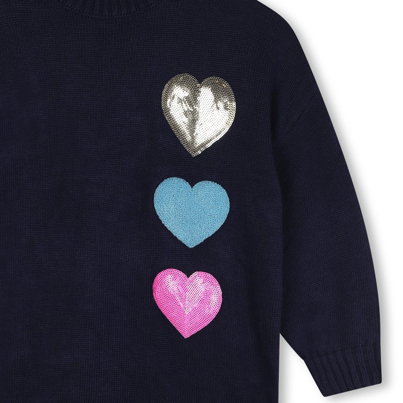 Tricotjurk met pailletten BILLIEBLUSH 
                        GIRL