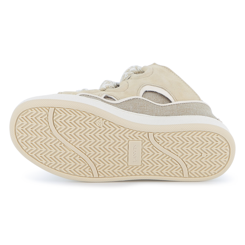 SNEAKERS MET VETERS LANVIN 
                        GIRL