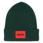 Gebreide muts van katoen HUGO 
                    UNISEX