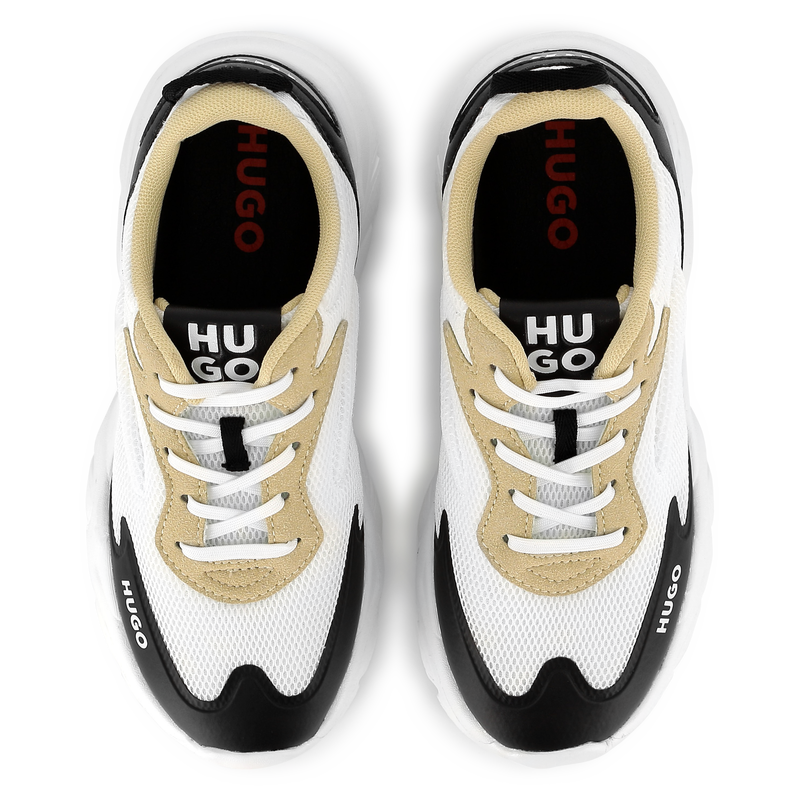 Sneakers van 2 materialen HUGO 
                        BOY