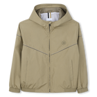 Windjack met capuchon, DONKER BEIGE, hi-res