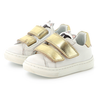 Leren sneakers met klittenband KARL LAGERFELD KIDS 
                    MEISJE
