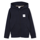 Hoodie met rits, MARINE, hi-res
