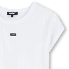 Katoenen jurk met lovertjes DKNY 
                    GIRL