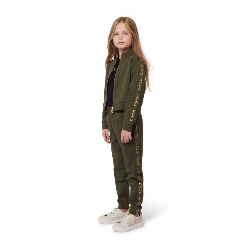 Fleece vest met lovertjes MICHAEL KORS 
                        GIRL