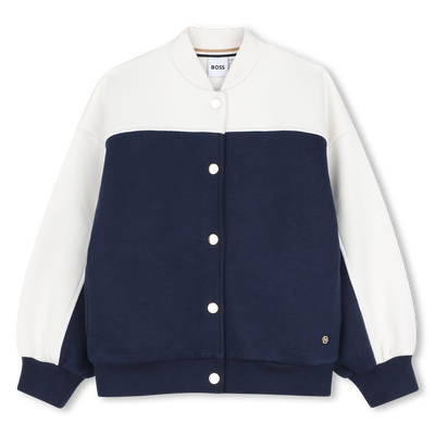 Fleece cardigan BOSS MEISJE