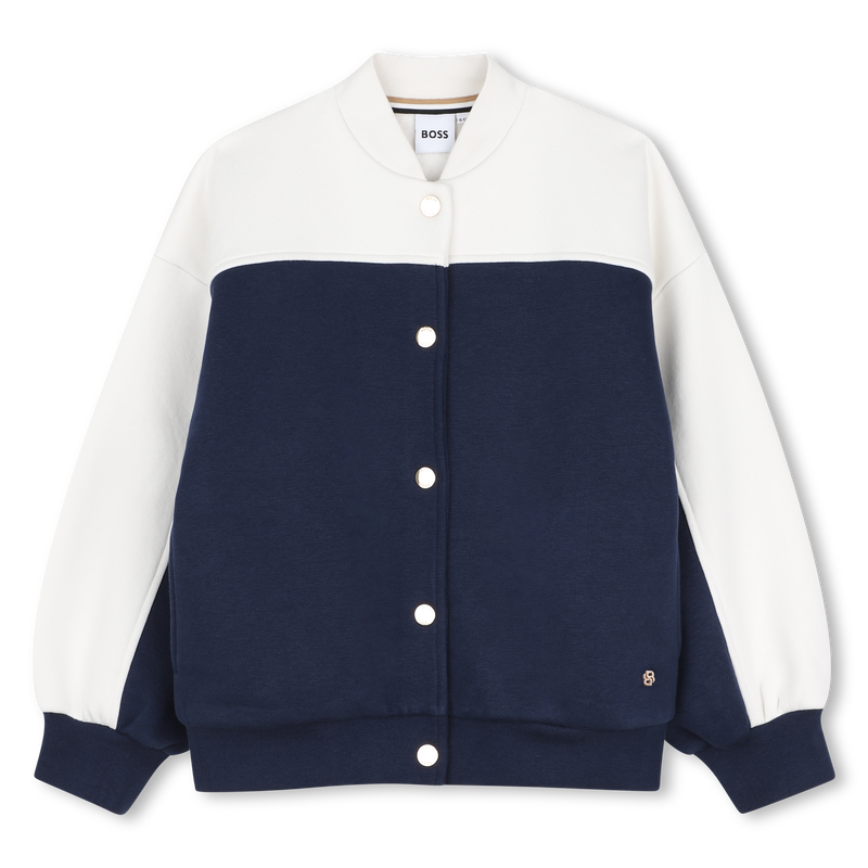 Fleece cardigan BOSS 
                        MEISJE