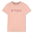 T-shirt met korte mouwen, BLOESEM ROZE, hi-res