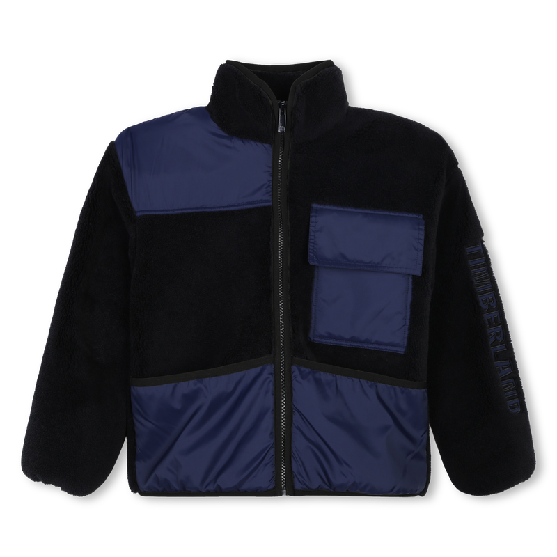 Vest van 2 materialen TIMBERLAND 
                        BOY