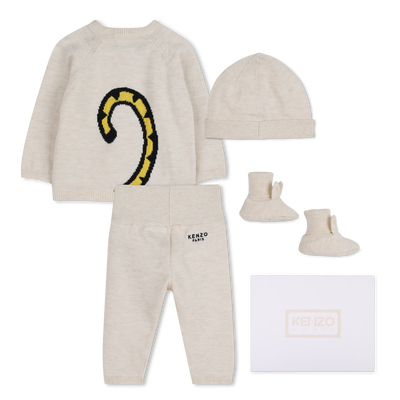 Set van trui, broek, muts en sokken KENZO KIDS UNISEX