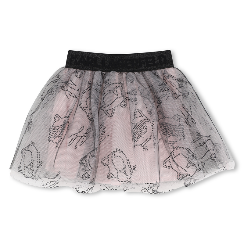 Sweat- en rokset KARL LAGERFELD KIDS 
                        MEISJE