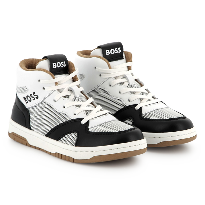 Hoge sneakers met veters BOSS 
                        BOY