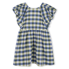 Katoenen jurk met ruitjes KENZO KIDS 
                    GIRL