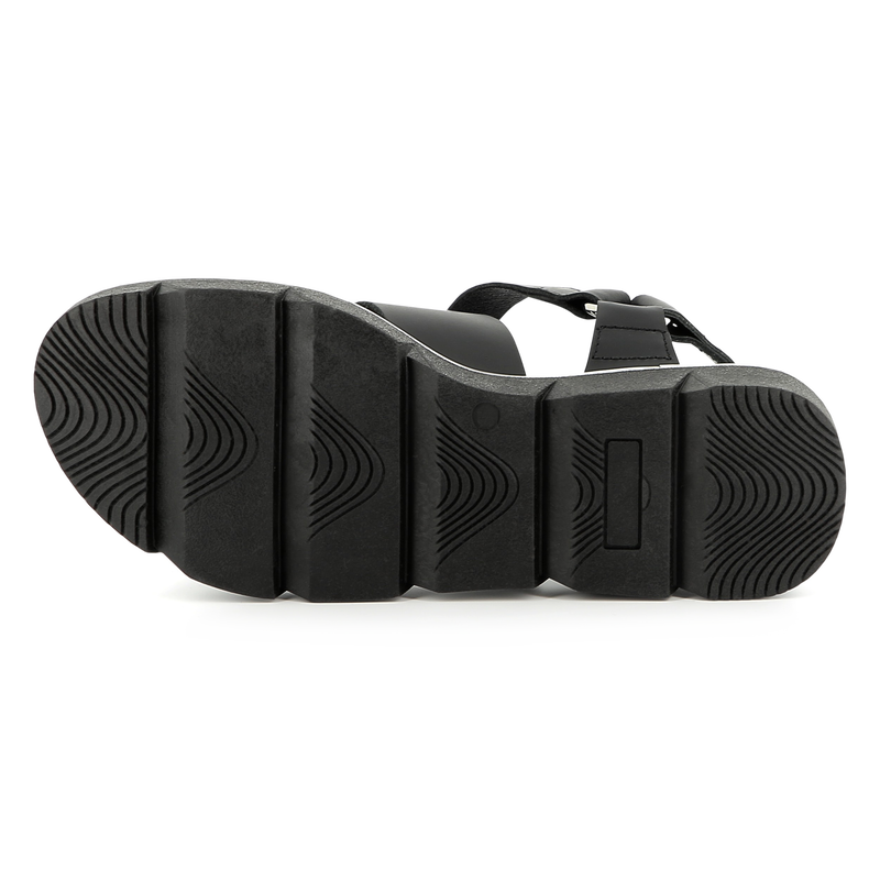 Leren sandalen met klittenband DKNY 
                        GIRL