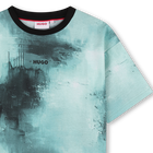 T-shirt helemaal over HUGO 
                    BOY
