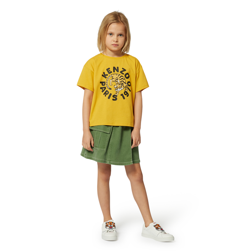 Katoenen T-shirt, korte mouwen KENZO KIDS 
                        GIRL
