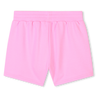Fleece short met motief BILLIEBLUSH 
                    GIRL