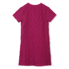 Jurk in wafelstof korte mouwen DKNY 
                    GIRL