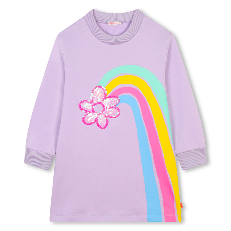 Fleece jurk met pailletten BILLIEBLUSH 
                        GIRL