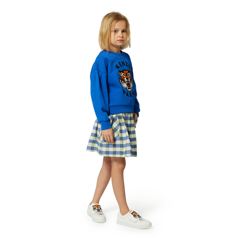 Katoenen ruitjesrok KENZO KIDS 
                        GIRL