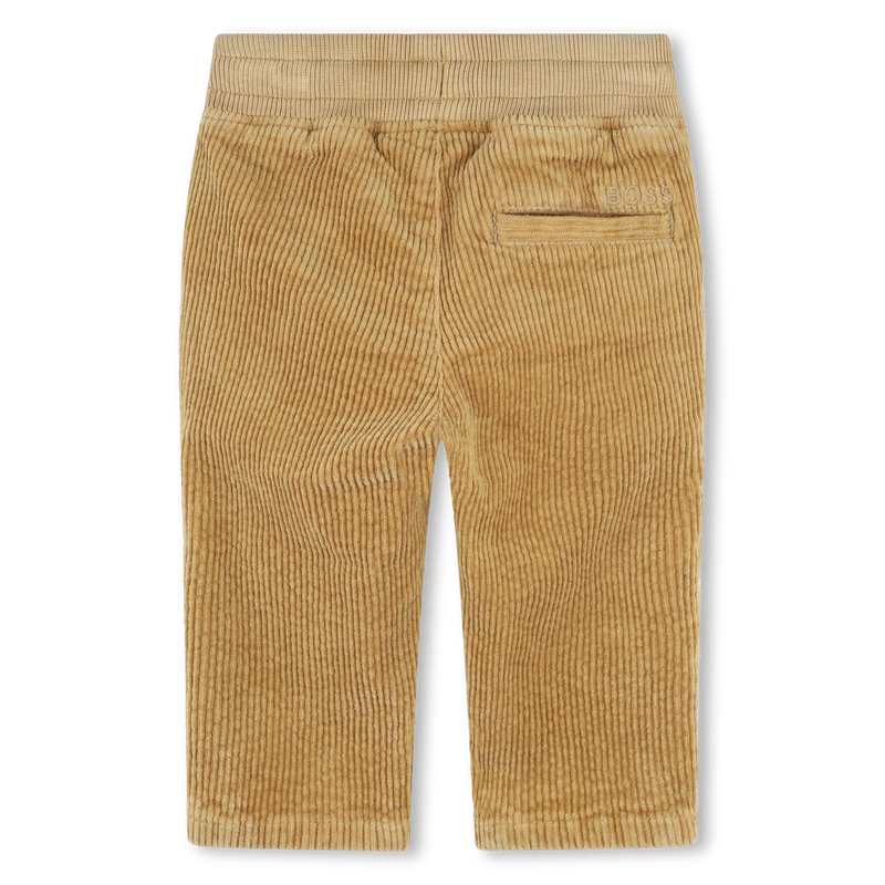 Effen velours broek BOSS 
                        BOY