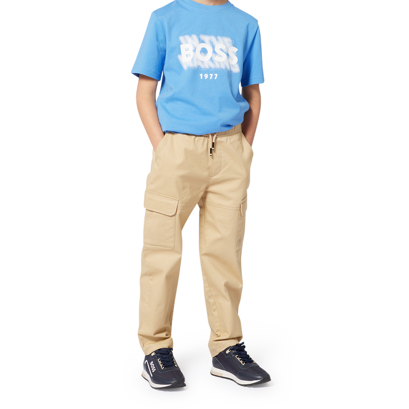 Broek met zakken in twill BOSS 
                        BOY