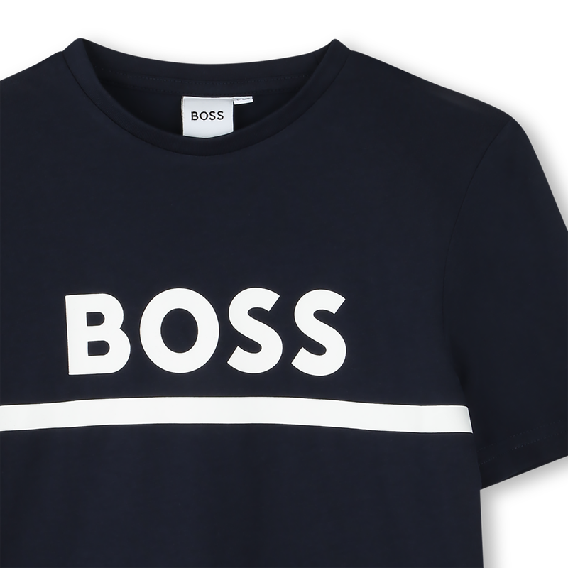 T-SHIRT MET KORTE MOUWEN BOSS 
                        BOY