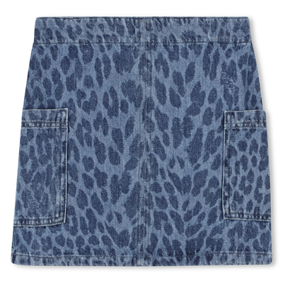 Denim rok met luipaardprint ZADIG & VOLTAIRE GIRL