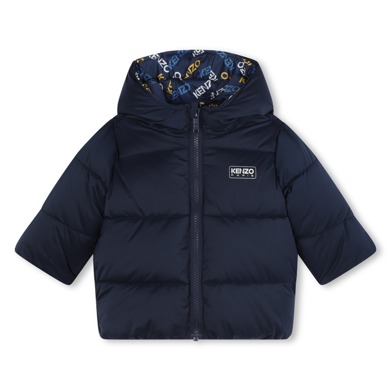 Waterdichte omkeerbare anorak KENZO KIDS 
                        BOY