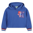 Geborduurde sweater capuchon KENZO KIDS 
                    GIRL