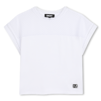 T-SHIRT MET KORTE MOUWEN DKNY GIRL