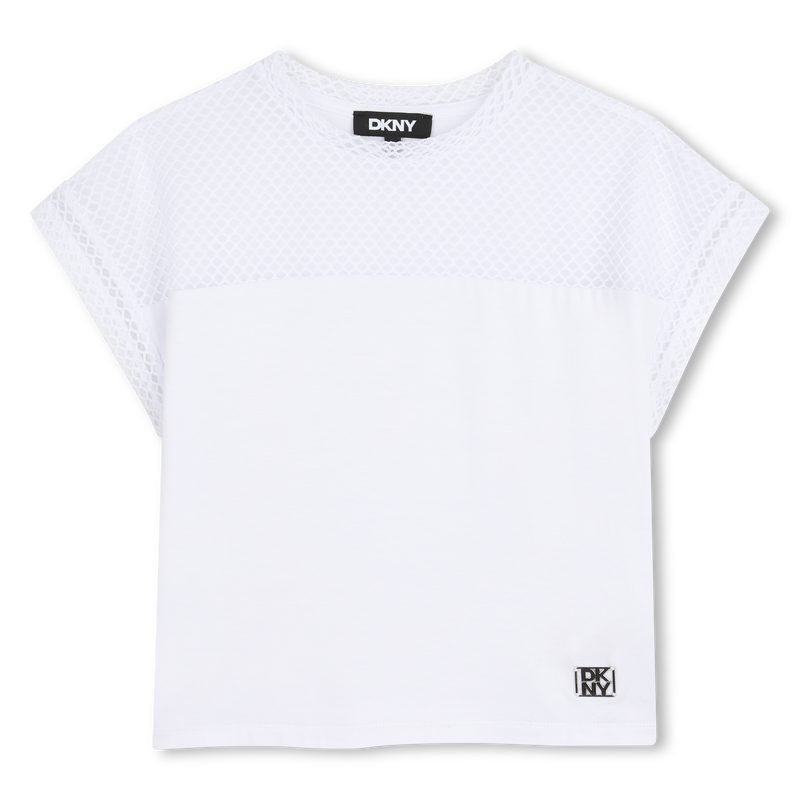 T-SHIRT MET KORTE MOUWEN DKNY 
                        GIRL