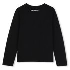 T-shirt met lange mouwen KARL LAGERFELD KIDS 
                    MEISJE