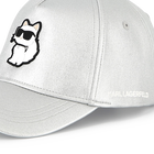 Verstelbare pet met badge KARL LAGERFELD KIDS 
                    GIRL