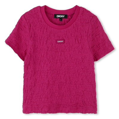 T-shirt met wafelstructuur DKNY GIRL