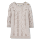 Gebreide jurk met kabels MICHAEL KORS 
                    GIRL