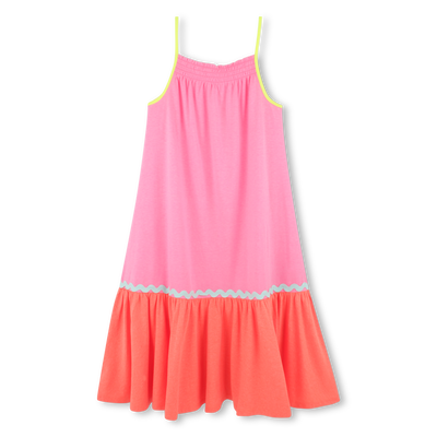 Lange tweekleurige jurk BILLIEBLUSH GIRL