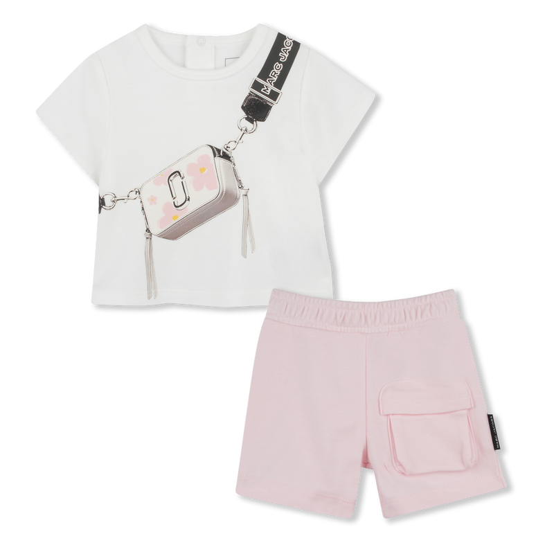Katoenen T-shirt en short MARC JACOBS 
                        UNISEX
